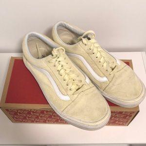 Pastel yellow vans